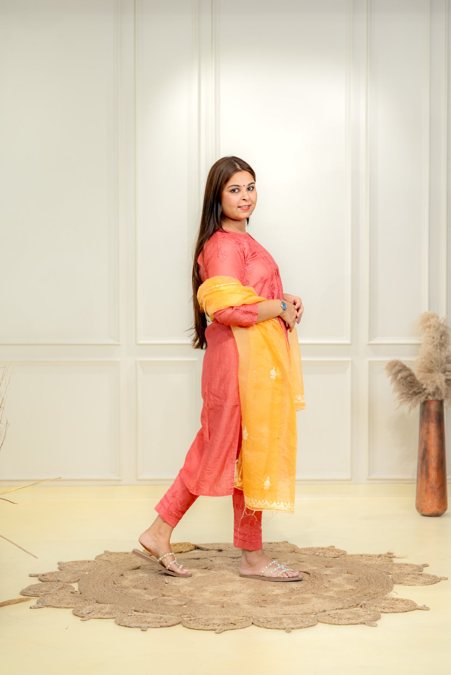 Pranali Chanderi Silk Set