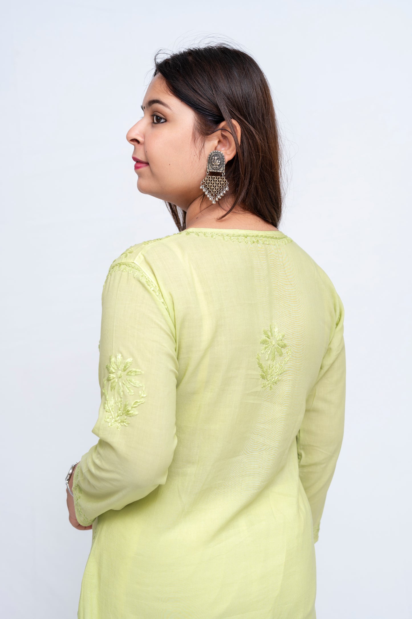 Chikankari Mul Cotton Kurta