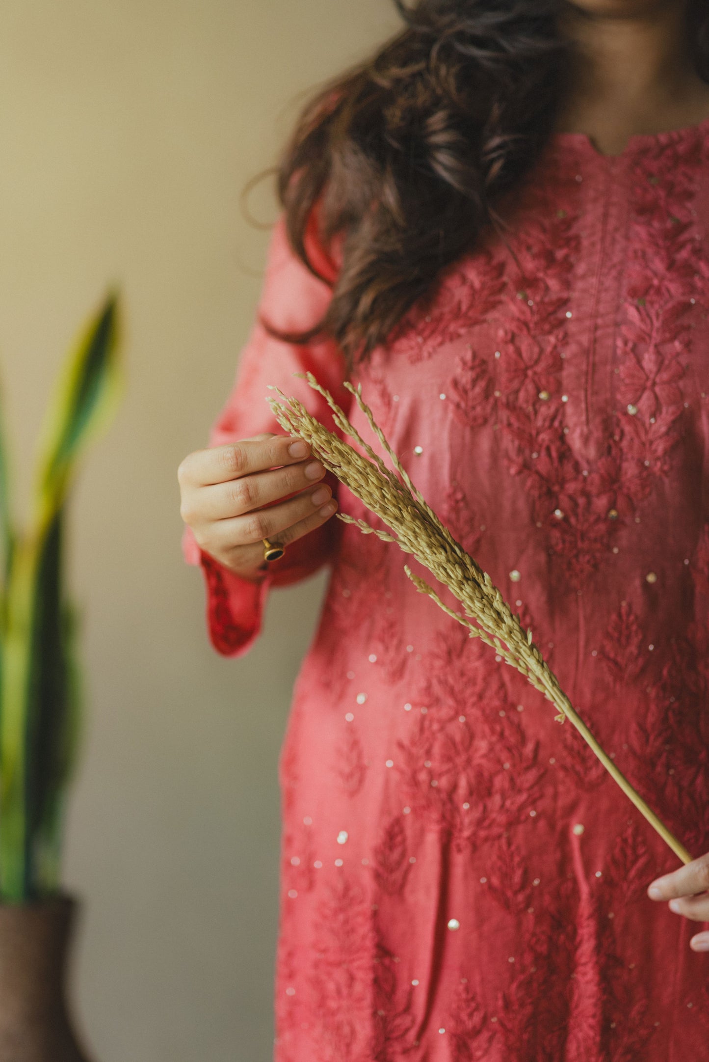 Chanderi Ombre Kurta